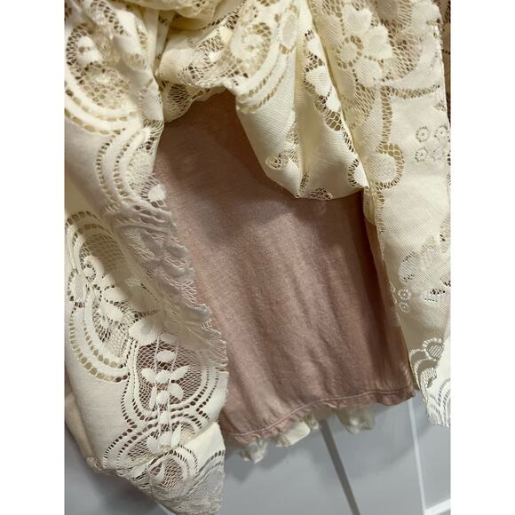 Free People White Lace Midi Dress - Picture 10 of 12